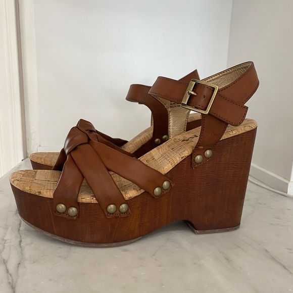 NWOT KORK EASE Leather Sandals - Picture 6 of 11